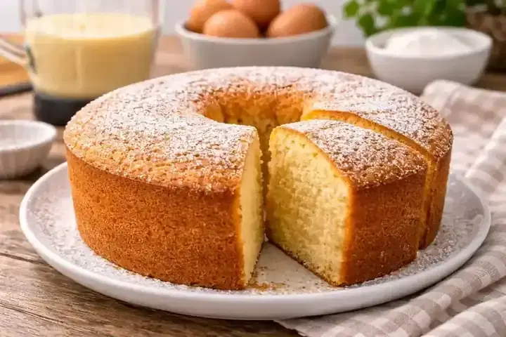 Bolo Simples Fofinho de Liquidificador Cremosa